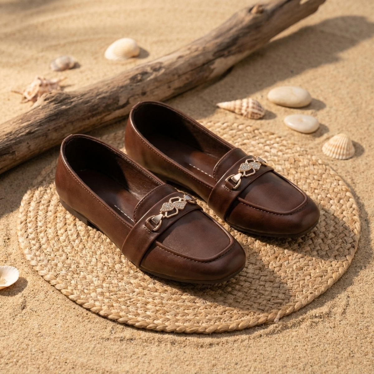 Classic Brown Square-Toe Loafers – Pinterest Inspired