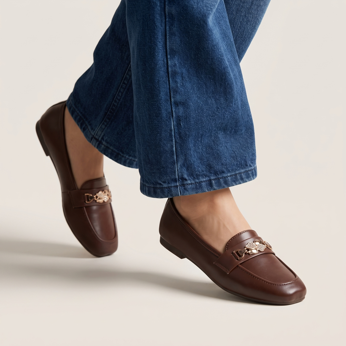 Classic Brown Square-Toe Loafers – Pinterest Inspired