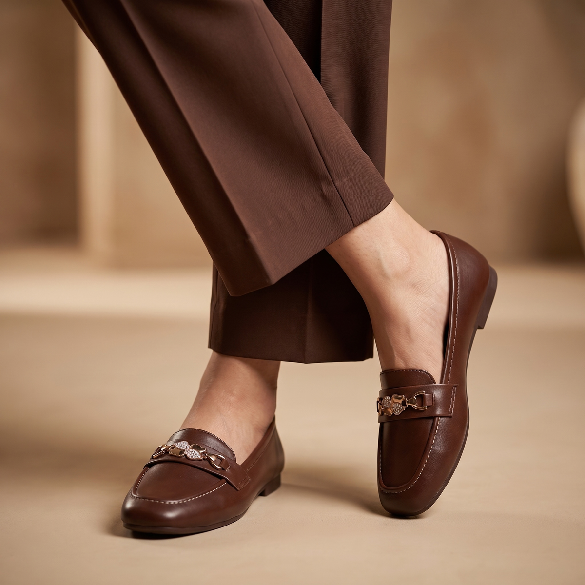 Classic Brown Square-Toe Loafers – Pinterest Inspired