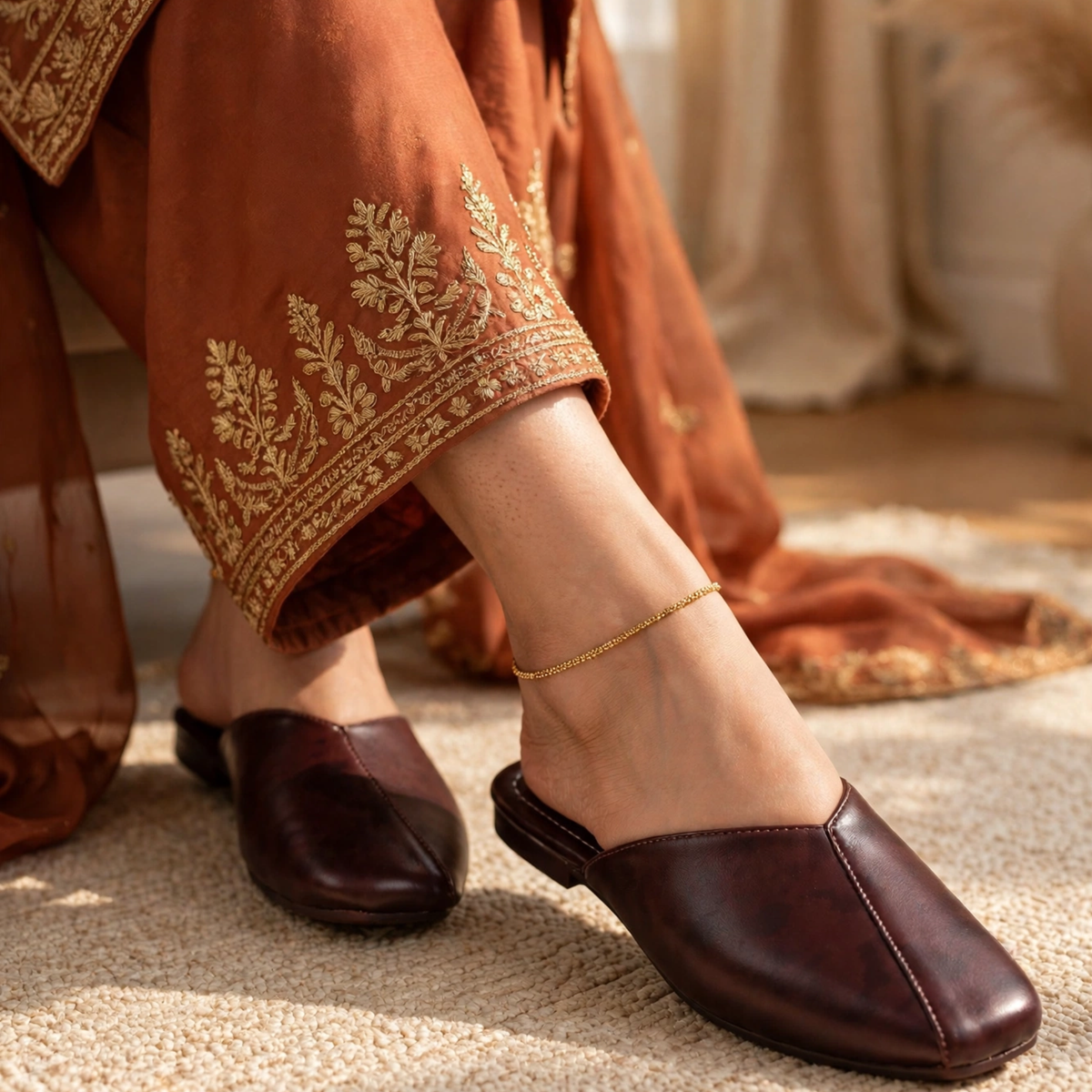 Classic Brown Peshawari Chappal | Pinterest Inspired